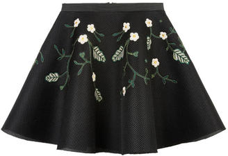 Derhy Kids Embroidered neoprene skirt