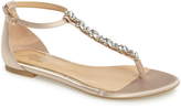 Thumbnail for your product : Badgley Mischka Carrol Embellished T-Strap Sandal