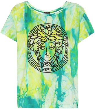 Versace Medusa tie-dye cotton T-shirt