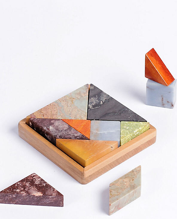 DAR Proyectos Tangram Stone Puzzle
