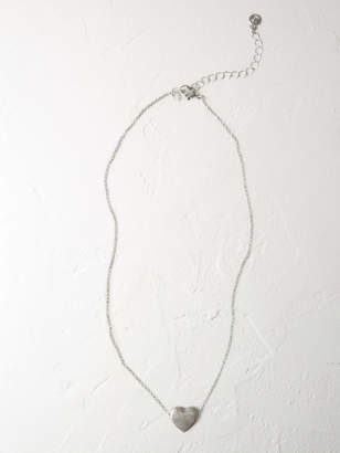 White Stuff Heart Pendant Necklace