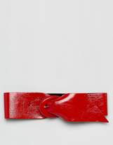 Thumbnail for your product : ASOS DESIGN 80s Covered Buckle Sash Waist Belt