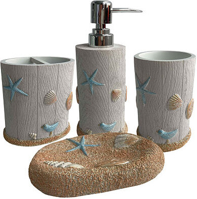 Sweet Home Collection 4-pc. Ocean Bath Accessory Sets