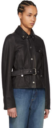 J.W.Anderson Black Belted Leather Jacket