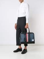 Thumbnail for your product : Thom Browne Day Bag With Red, White And Blue Leather Stripe In Mackintosh