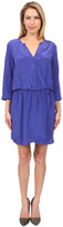 Thumbnail for your product : Rory Beca Cardi Overlay 3/4 Sleeve Dress in Lapis