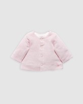 Thumbnail for your product : Purebaby Girl's Pink Jackets - Velour Jacket - Babies - Size 0000 at The Iconic