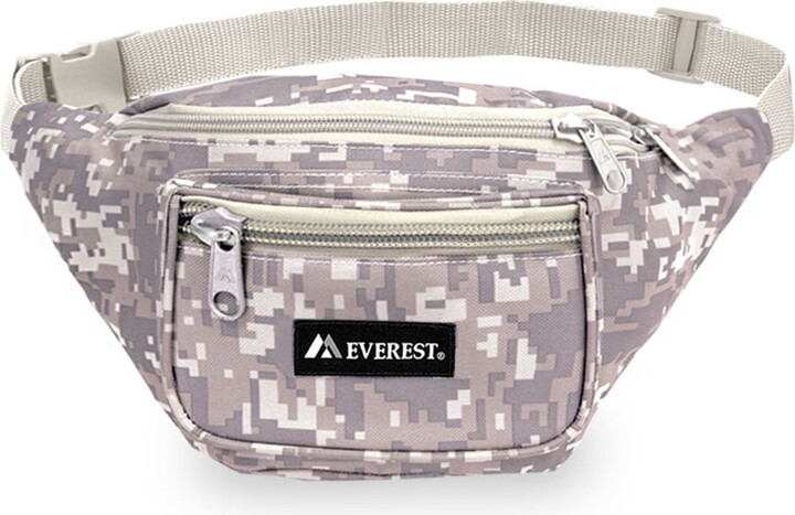 Everest Unisex Signature Waist Fanny Pack Large Digital Camo