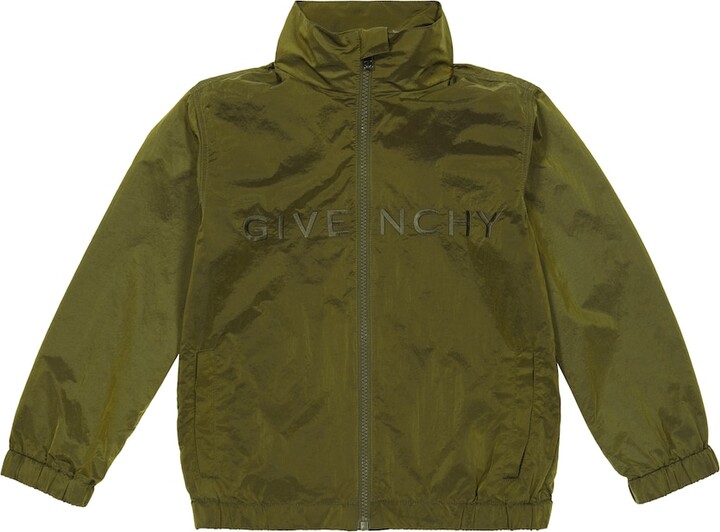 Givenchy Kids Logo technical jacket