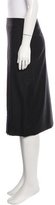 Thumbnail for your product : Alexander McQueen Wool Pencli Skirt
