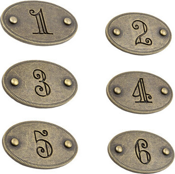 Sumner Street Home Hardware Drawer Number Plates