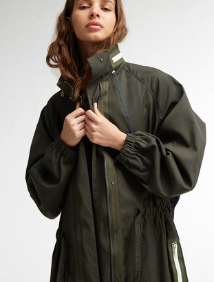 DKNY Pure Extra Long Sleeve Colorblock Coat