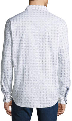 Robert Graham Men's Classic-Fit Steger Dot Woven Shirt