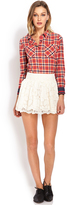 Thumbnail for your product : Forever 21 Square Dance Plaid Shirt