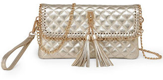 Sondra Roberts Quilted Chain Wristlet