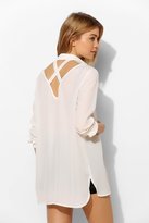 Thumbnail for your product : UO 2289 Staring At Stars Cross-Back Button-Down Shirt