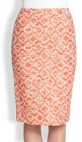 Thumbnail for your product : Lafayette 148 New York Printed Pencil Skirt