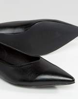 Thumbnail for your product : Raid Agatha Black Point Flat Shoes