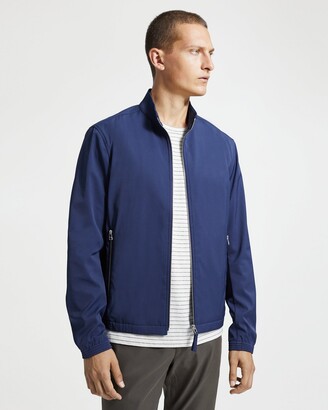 theory stand collar jacket