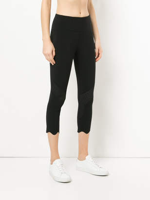 Lndr perforated panel cropped leggings