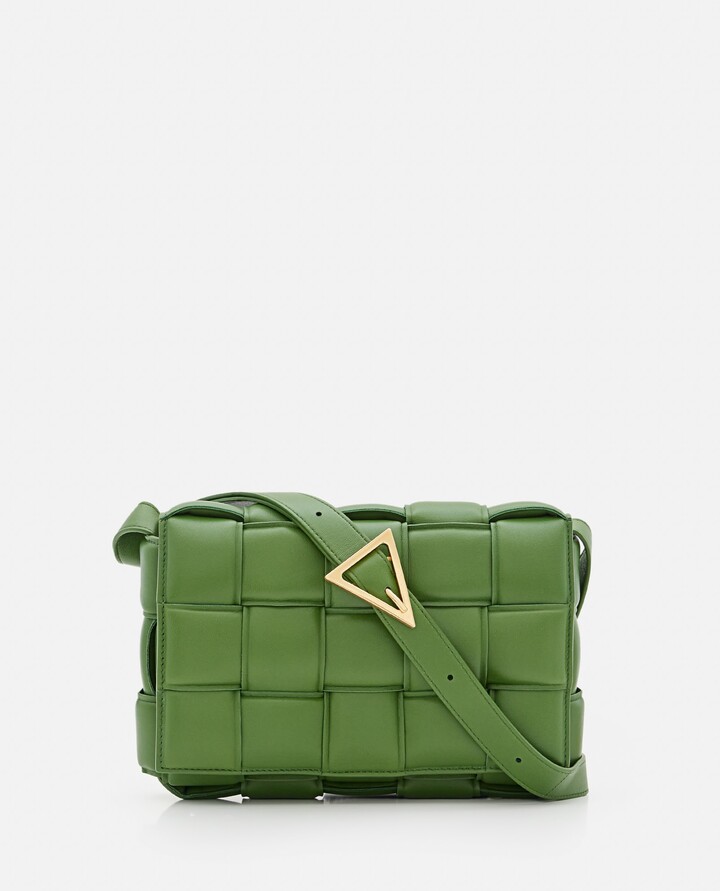 Bottega Veneta Cassette Mini Intrecciato Leather Shoulder Bag - Green -  ShopStyle
