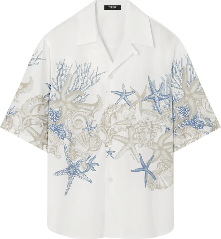 Versace Barocco Sea cotton shirt