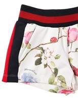 Thumbnail for your product : MonnaLisa Floral Print Light Cotton Shorts