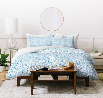 Deny Designs Iveta Abolina Cornflower Field Duvet Cover Set