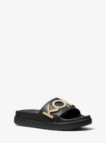 ellen leather slide sandal