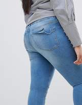 Thumbnail for your product : Urban Bliss Plus Distressed Ripped Skinny Jean in Light Wash