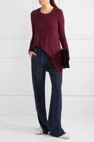 Thumbnail for your product : Splendid Luxe Asymmetric Stretch Micro Modal And Cashmere-Blend Top