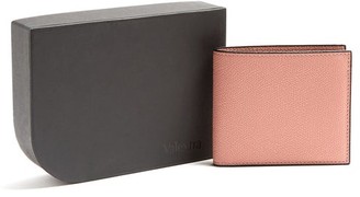 Valextra Bi-fold Leather Wallet - Pink