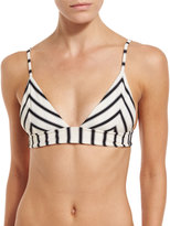 Thumbnail for your product : Tori Praver Swimwear Sunday Stripes Daniela Swim Top