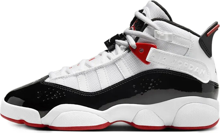 Jordan Kids Jordan 6 Rings " White/Varsity Red/Black" sneakers