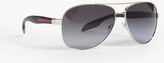 Thumbnail for your product : Prada Linea Rossa PS53P pilot-frame sunglasses