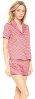 Thumbnail for your product : Juicy Couture Printed Sateen PJ Top