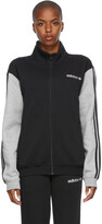 Thumbnail for your product : adidas Black & Grey Fleece Firebird Track Jacket