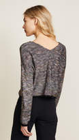 Thumbnail for your product : Raquel Allegra Square V Neck Sweater