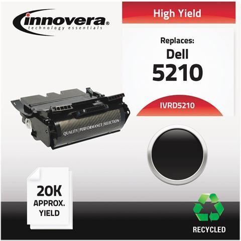 Innovera® IVRD5210 Black Compatible Remanufactured 341-2916 (5110) Toner