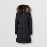 Thumbnail for your product : Burberry Detachable Faux Fur Trim Hooded Puffer Coat