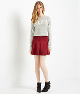 Thumbnail for your product : Aeropostale Womens Play Quilted Crop Sweatshirt