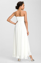 Thumbnail for your product : Xscape Evenings Embellished Waist Chiffon Gown (Online Only)