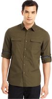 Thumbnail for your product : Kenneth Cole Reaction Novelty Roll-Tab Shirt
