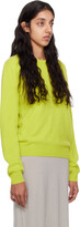 Thumbnail for your product : Frenckenberger Yellow Mini R-Neck Sweater