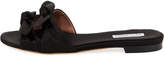 Thumbnail for your product : Tabitha Simmons Cleo Satin Bow Flat Slide Sandal