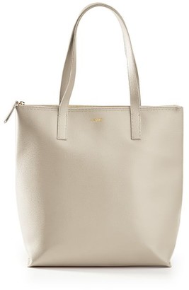 black tote bag with zip