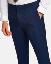 Thumbnail for your product : Topman Check Skinny Suit Trousers