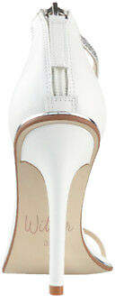 Wittner Ladies Shoes White Leather Heels