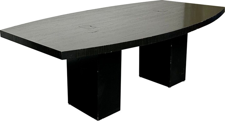 Pace Collection Mid-century Modern Large Writing Table / Executive Desk, Pace, Ebony