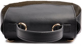 Thumbnail for your product : Ostwald Finest Couture Bags Circle Flap In Nero Black & Anthracite